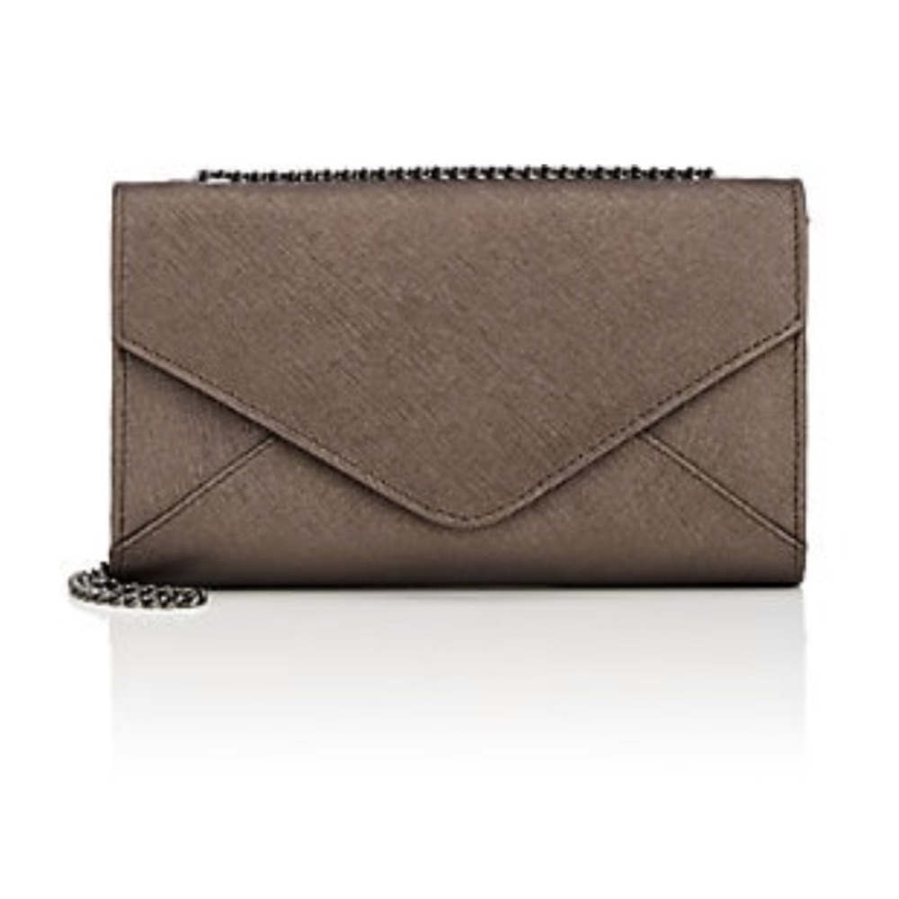 NWT Barneys New York Hannah Leather Chain Wallet